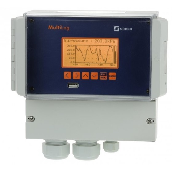 Registrador / Data-logger digital para pared