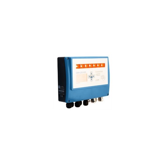 Modulo de control para detectores de gases tóxicos, explosivos u oxígeno.Nº de entradas: hasta 4 (