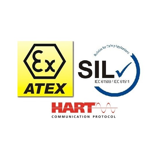 Transmisor de temperaura ATEX, HART