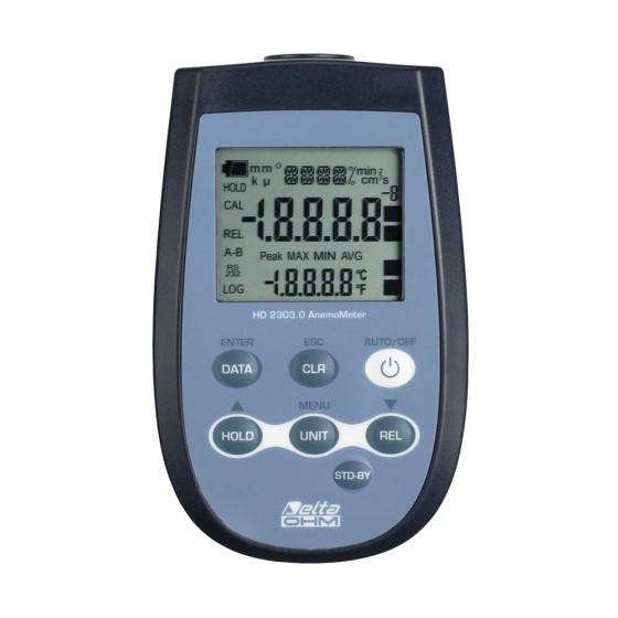 Anemometro/Termometro digital portatil