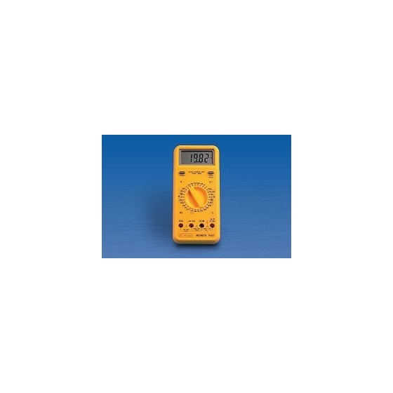 Multimetro digital
Indicacion LCD de 3-3/4 dígitos
Medida de voltaje cc: 400 mV, 4, 40, 400 y 1000